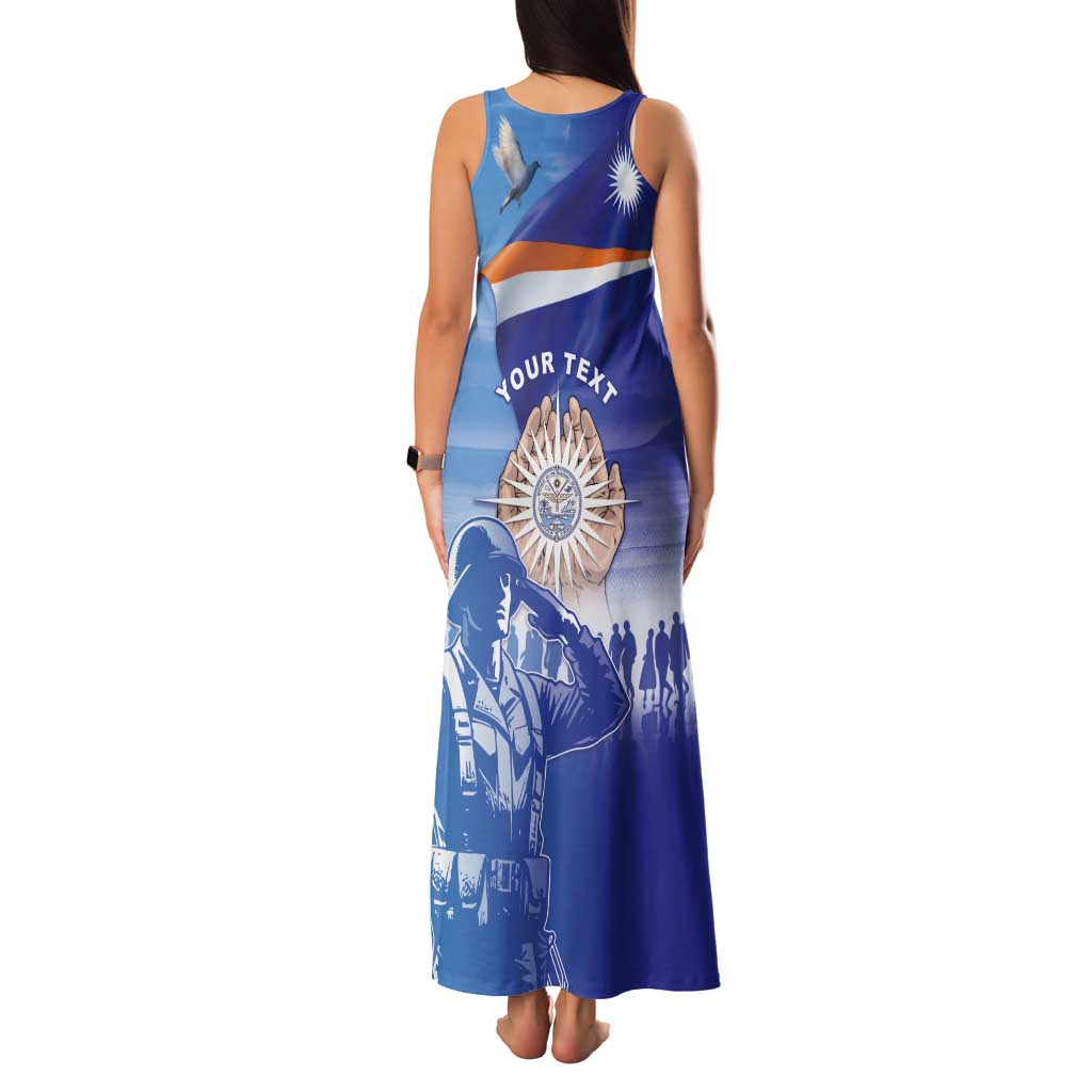 Personalised Marshall Islands Remembrance Day Tank Maxi Dress We Will Always Remember