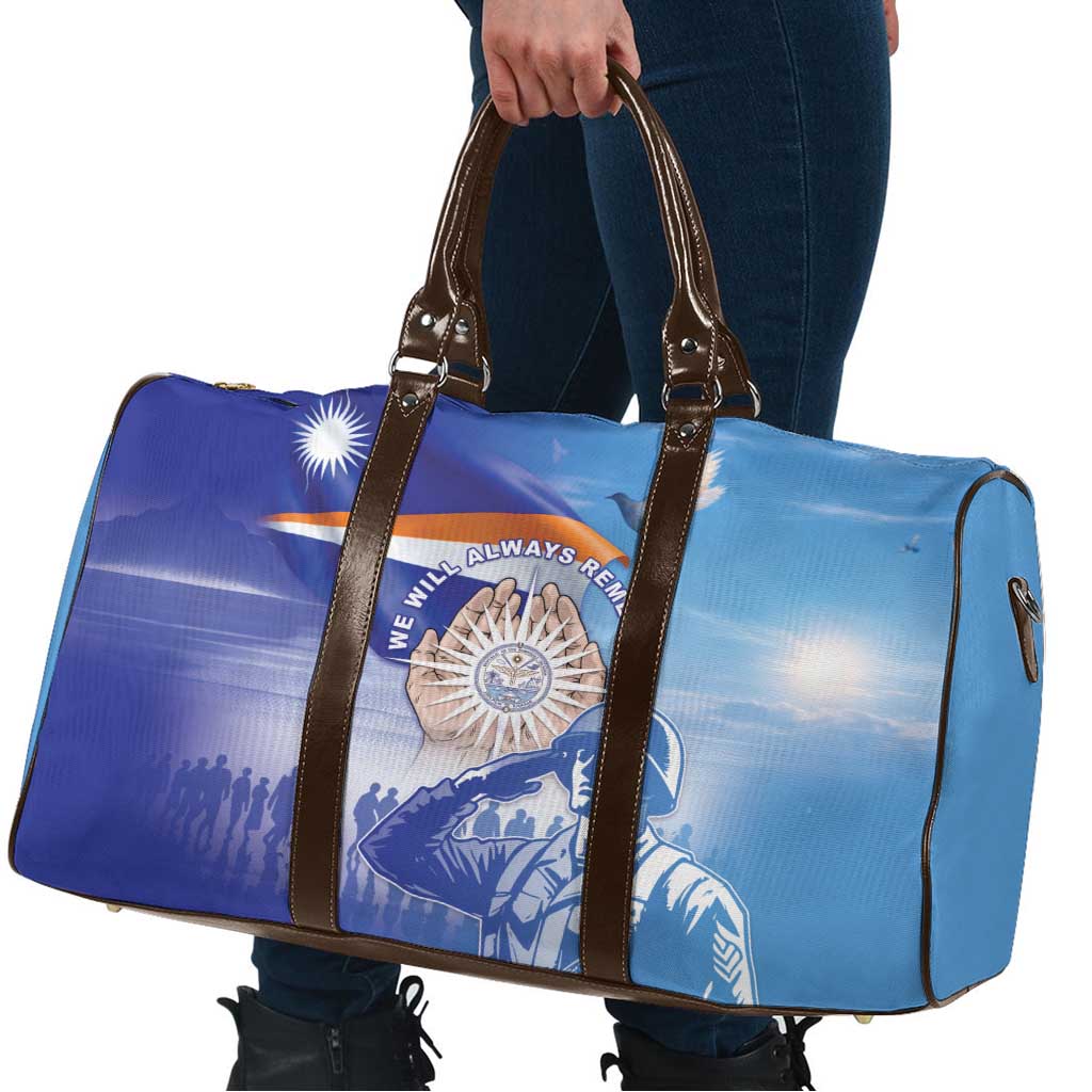 Marshall Islands Remembrance Day Travel Bag We Will Always Remember LT05 - Polynesian Pride