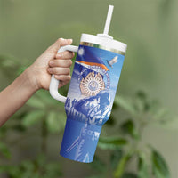 Personalised Marshall Islands Remembrance Day Tumbler With Handle We Will Always Remember