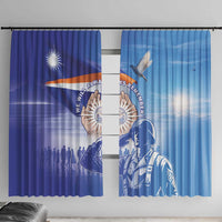 Marshall Islands Remembrance Day Window Curtain We Will Always Remember