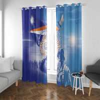 Marshall Islands Remembrance Day Window Curtain We Will Always Remember