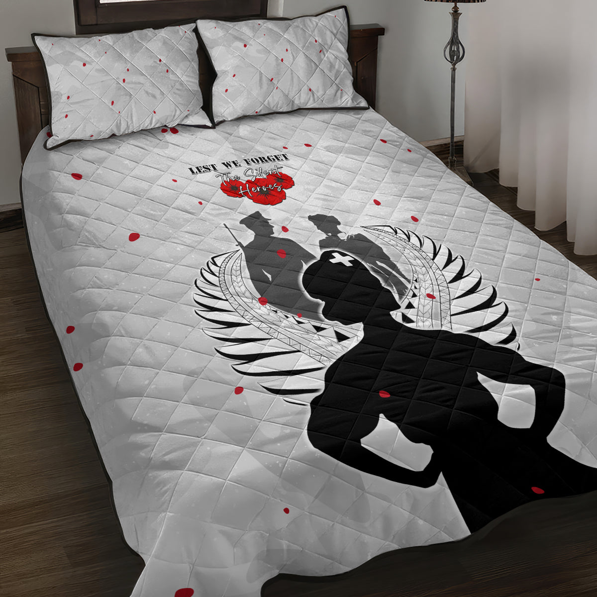 New Zealand ANZAC Day Quilt Bed Set For The Nurse Lest We Forget