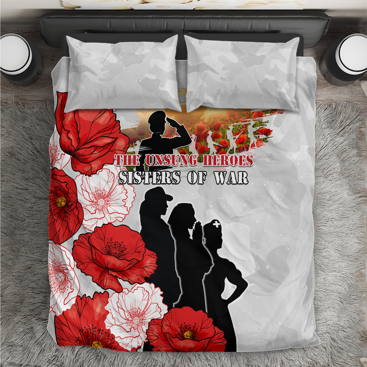 New Zealand ANZAC Day Bedding Set The Unsung Heroes Sisters of War