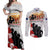 New Zealand ANZAC Day Couples Matching Off Shoulder Maxi Dress and Long Sleeve Button Shirt The Unsung Heroes Sisters of War LT05 White - Polynesian Pride