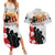 New Zealand ANZAC Day Couples Matching Summer Maxi Dress and Hawaiian Shirt The Unsung Heroes Sisters of War LT05 White - Polynesian Pride