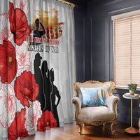 New Zealand ANZAC Day Window Curtain The Unsung Heroes Sisters of War