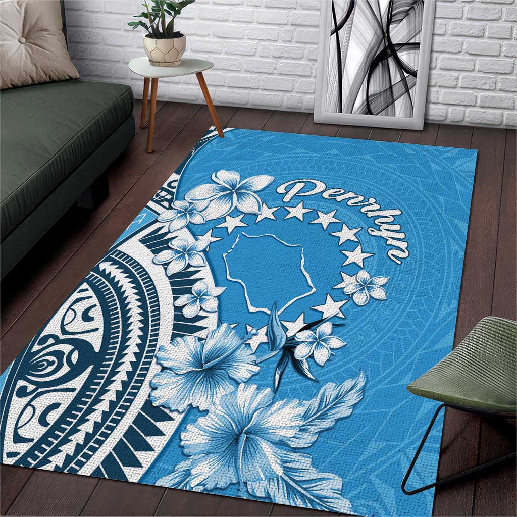 Penrhyn Gospel Day Area Rug Cook Islands Tribal Pattern