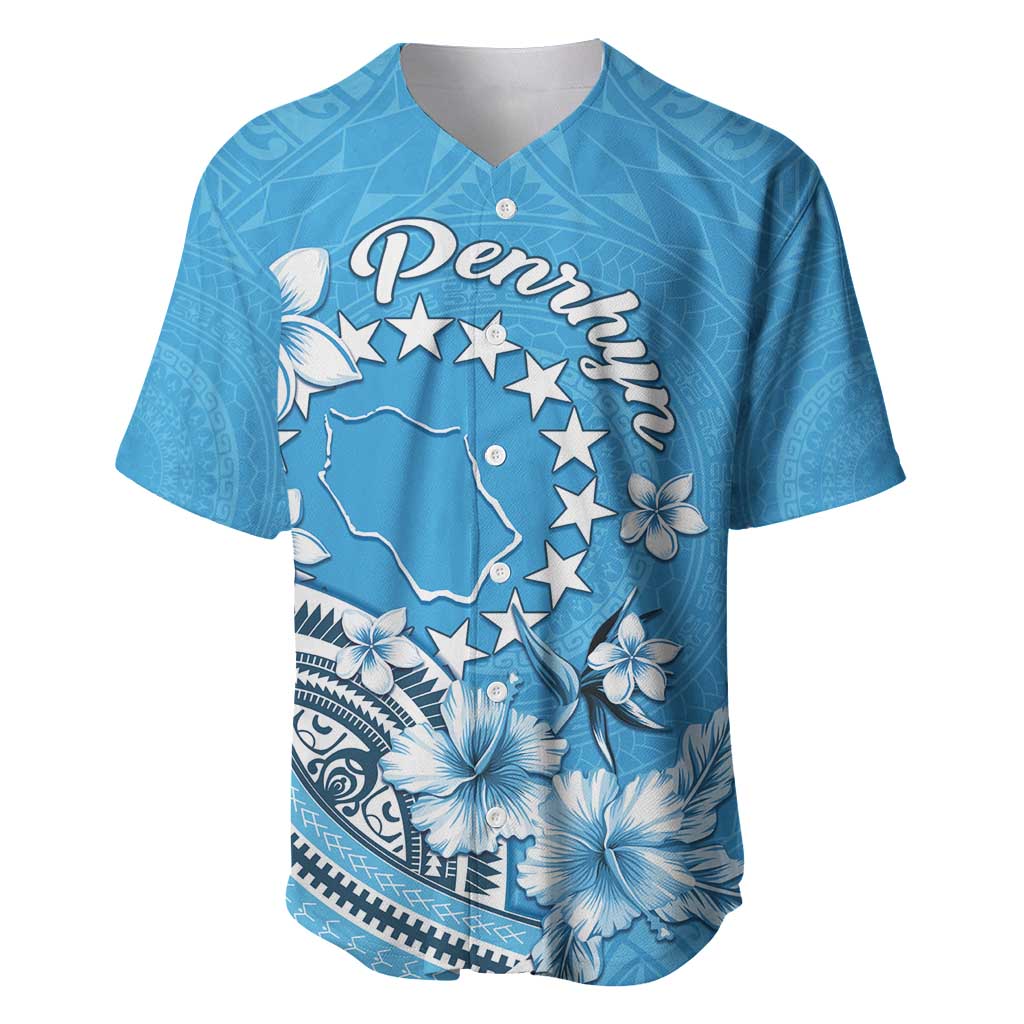 Personalised Penrhyn Gospel Day Baseball Jersey Cook Islands Tribal Pattern