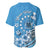 Personalised Penrhyn Gospel Day Baseball Jersey Cook Islands Tribal Pattern