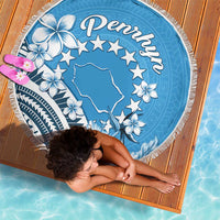 Penrhyn Gospel Day Beach Blanket Cook Islands Tribal Pattern