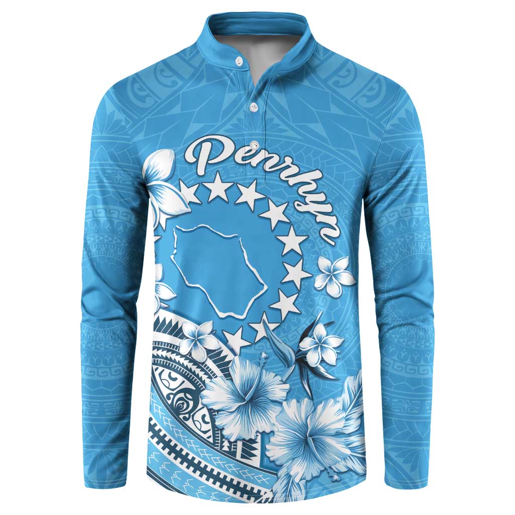 Personalised Penrhyn Gospel Day Button Sweatshirt Cook Islands Tribal Pattern