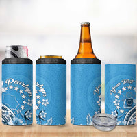 Personalised Penrhyn Gospel Day 4 in 1 Can Cooler Tumbler Cook Islands Tribal Pattern