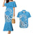 Personalised Penrhyn Gospel Day Couples Matching Mermaid Dress and Hawaiian Shirt Cook Islands Tribal Pattern