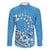 Personalised Penrhyn Gospel Day Family Matching Long Sleeve Bodycon Dress and Hawaiian Shirt Cook Islands Tribal Pattern