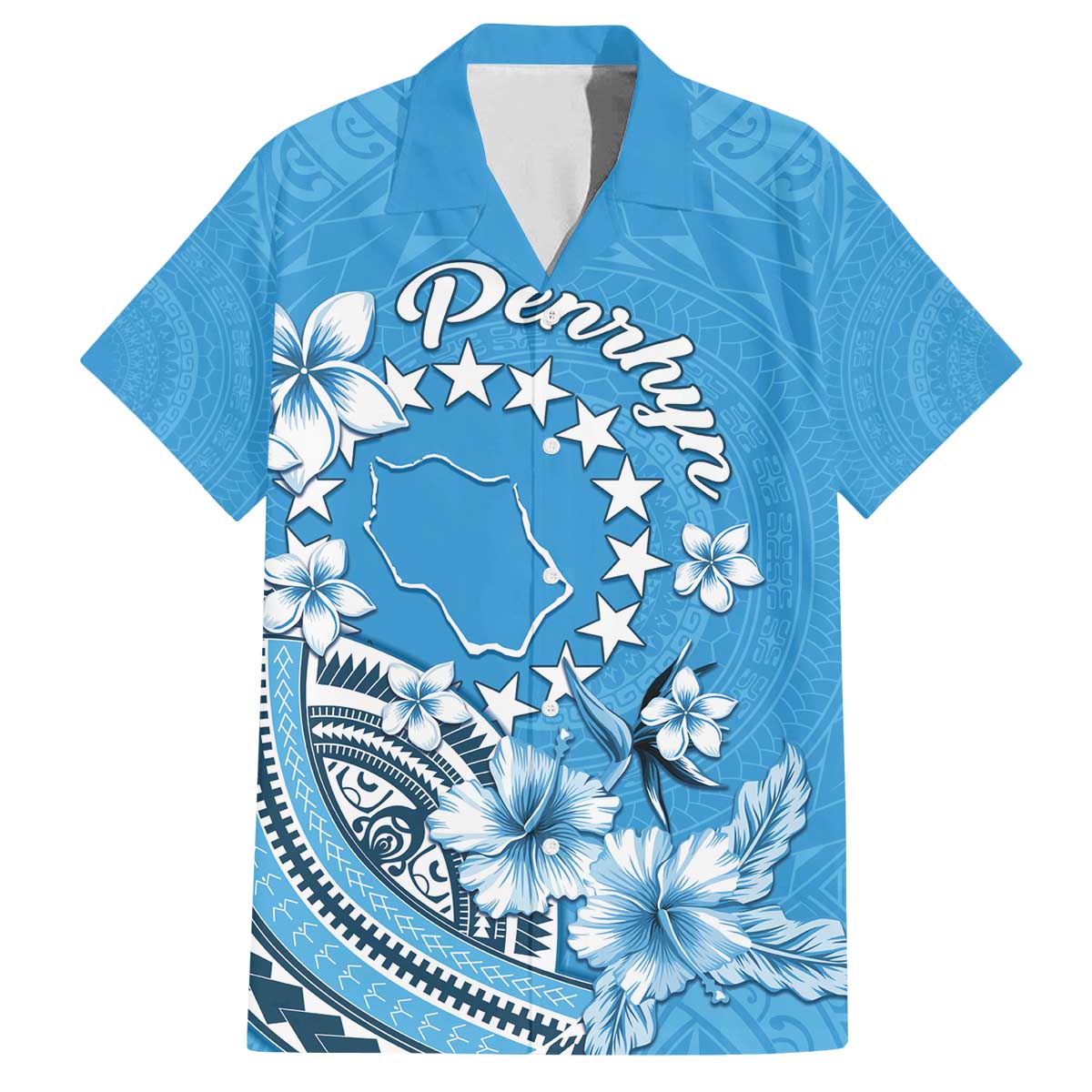 Personalised Penrhyn Gospel Day Family Matching Off The Shoulder Long Sleeve Dress and Hawaiian Shirt Cook Islands Tribal Pattern