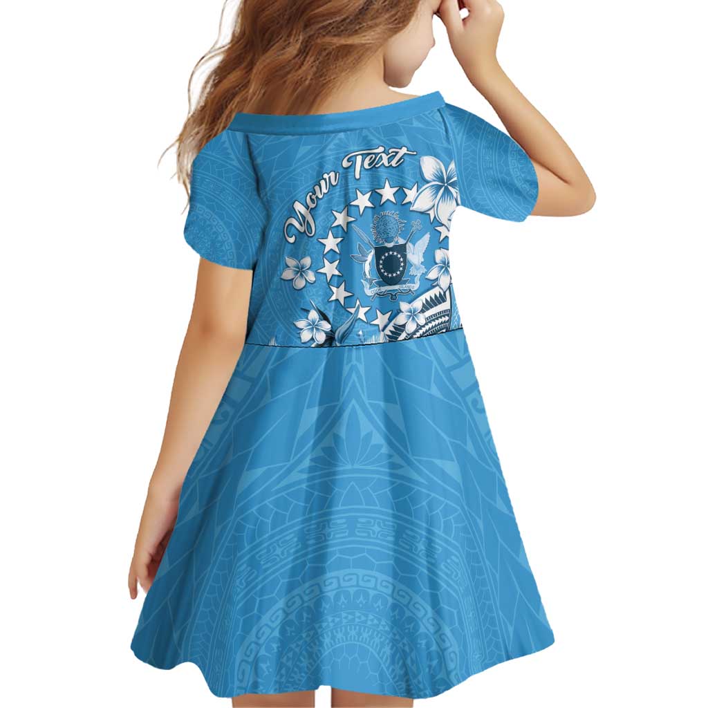 Personalised Penrhyn Gospel Day Family Matching Off Shoulder Short Dress and Hawaiian Shirt Cook Islands Tribal Pattern