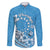 Personalised Penrhyn Gospel Day Family Matching Puletasi and Hawaiian Shirt Cook Islands Tribal Pattern