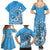 Personalised Penrhyn Gospel Day Family Matching Summer Maxi Dress and Hawaiian Shirt Cook Islands Tribal Pattern