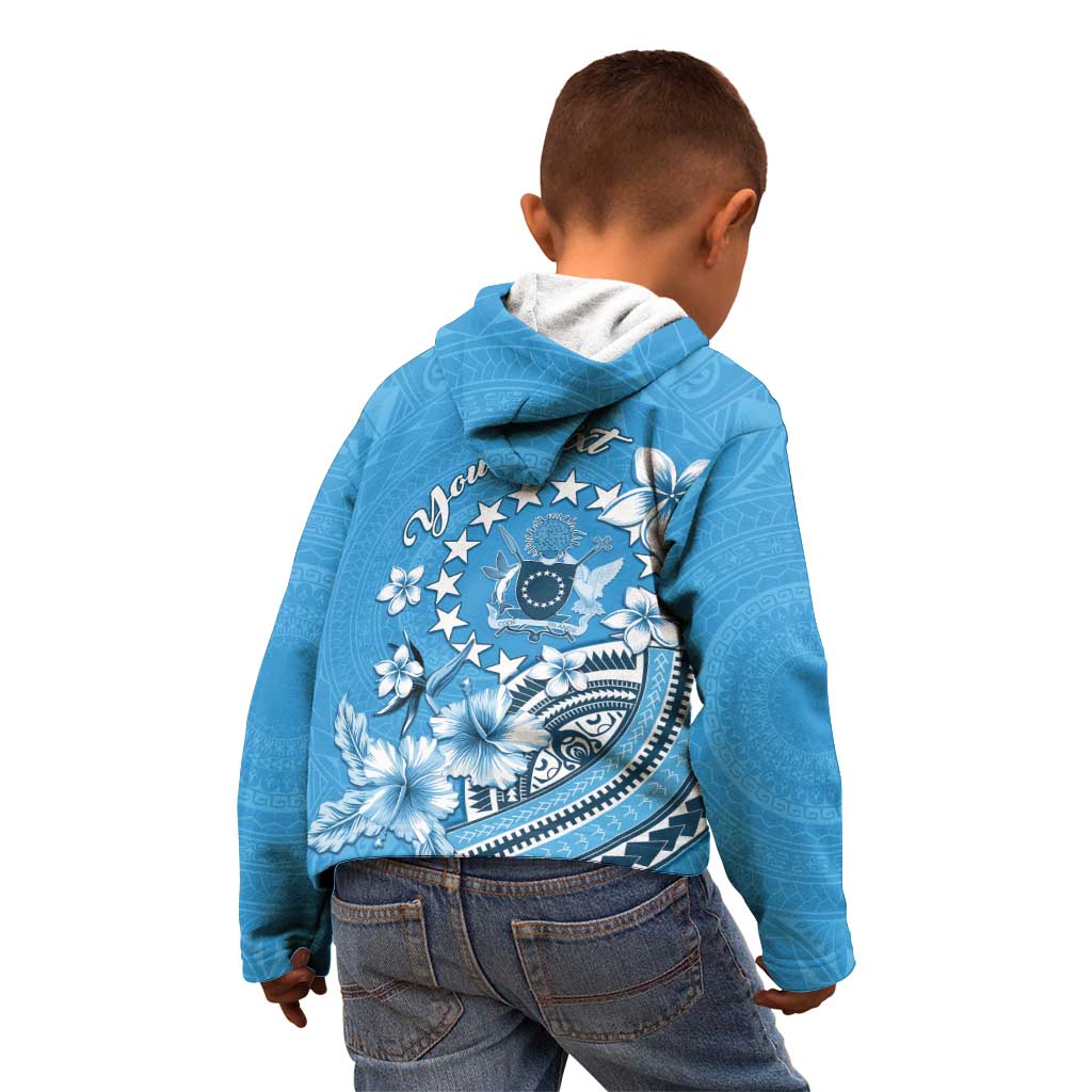 Personalised Penrhyn Gospel Day Kid Hoodie Cook Islands Tribal Pattern
