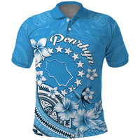 Personalised Penrhyn Gospel Day Polo Shirt Cook Islands Tribal Pattern