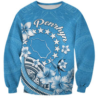 Personalised Penrhyn Gospel Day Sweatshirt Cook Islands Tribal Pattern