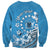 Personalised Penrhyn Gospel Day Sweatshirt Cook Islands Tribal Pattern