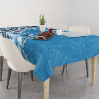 Penrhyn Gospel Day Tablecloth Cook Islands Tribal Pattern