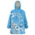 Personalised Penrhyn Gospel Day Wearable Blanket Hoodie Cook Islands Tribal Pattern