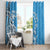 Penrhyn Gospel Day Window Curtain Cook Islands Tribal Pattern