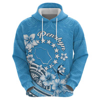 Personalised Penrhyn Gospel Day Zip Hoodie Cook Islands Tribal Pattern