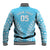 Custom Cook Islands Mauke Baseball Jacket Polynesian Tribal Tattoo