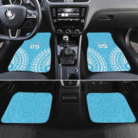 Custom Cook Islands Mauke Car Mats Polynesian Tribal Tattoo