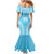 Custom Cook Islands Mauke Family Matching Mermaid Dress and Hawaiian Shirt Polynesian Tribal Tattoo