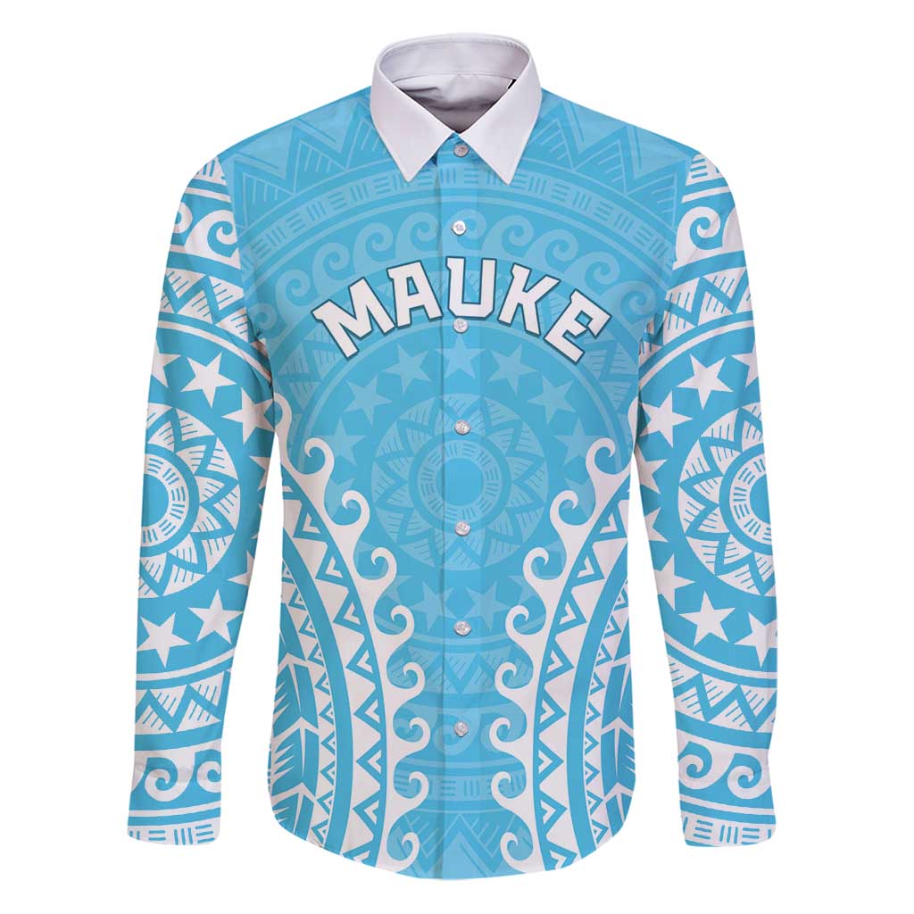 Custom Cook Islands Mauke Family Matching Puletasi and Hawaiian Shirt Polynesian Tribal Tattoo