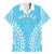 Custom Cook Islands Mauke Family Matching Short Sleeve Bodycon Dress and Hawaiian Shirt Polynesian Tribal Tattoo