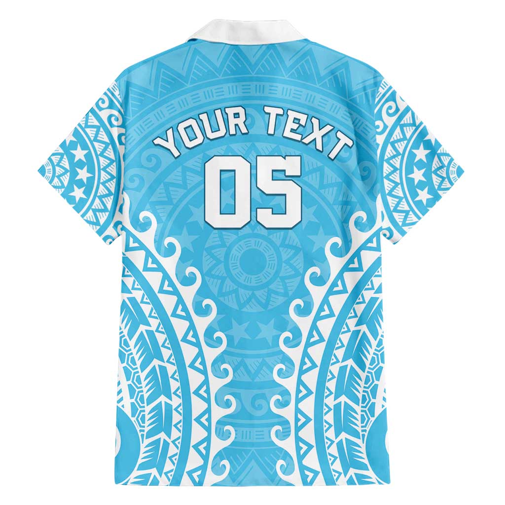 Custom Cook Islands Mauke Family Matching Summer Maxi Dress and Hawaiian Shirt Polynesian Tribal Tattoo LT05 - Polynesian Pride
