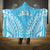 Custom Cook Islands Mauke Hooded Blanket Polynesian Tribal Tattoo
