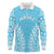 Custom Cook Islands Mauke Long Sleeve Polo Shirt Polynesian Tribal Tattoo