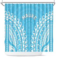 Custom Cook Islands Mauke Shower Curtain Polynesian Tribal Tattoo