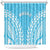 Custom Cook Islands Mauke Shower Curtain Polynesian Tribal Tattoo