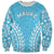Custom Cook Islands Mauke Sweatshirt Polynesian Tribal Tattoo