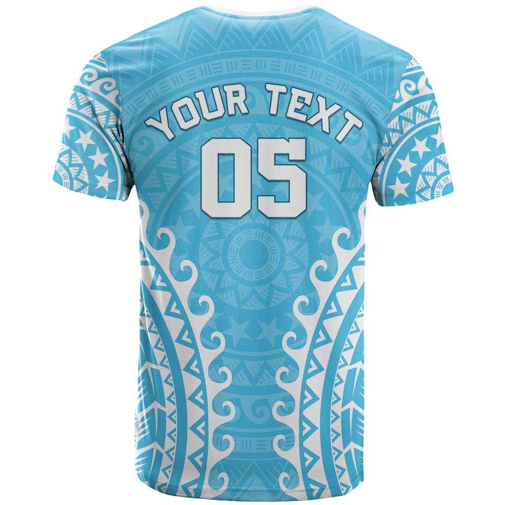 Custom Cook Islands Mauke T Shirt Polynesian Tribal Tattoo