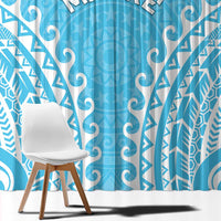 Custom Cook Islands Mauke Window Curtain Polynesian Tribal Tattoo