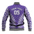 Custom Cook Islands Rarotonga Baseball Jacket Polynesian Tribal Tattoo
