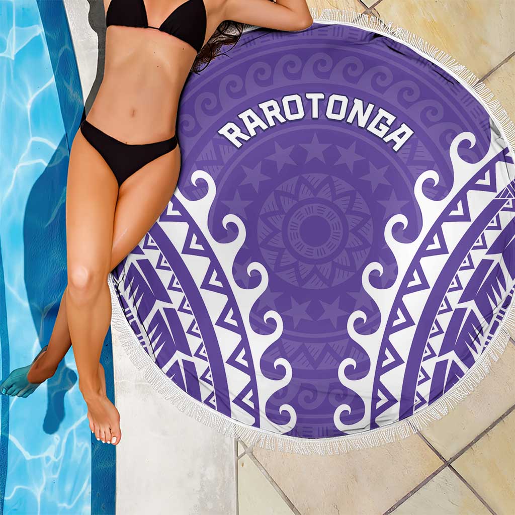 Custom Cook Islands Rarotonga Beach Blanket Polynesian Tribal Tattoo