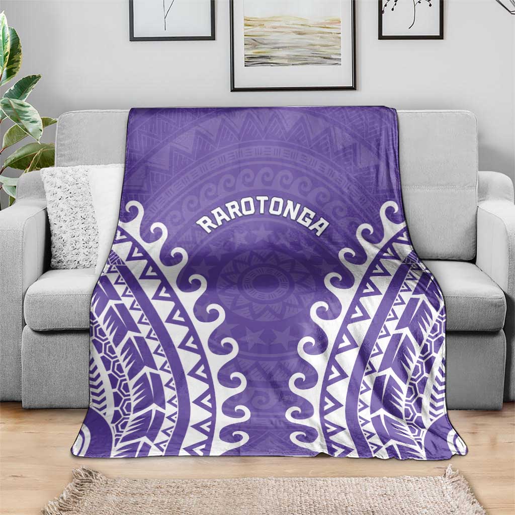 Custom Cook Islands Rarotonga Blanket Polynesian Tribal Tattoo
