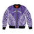 Custom Cook Islands Rarotonga Bomber Jacket Polynesian Tribal Tattoo