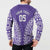 Custom Cook Islands Rarotonga Button Sweatshirt Polynesian Tribal Tattoo