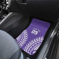 Custom Cook Islands Rarotonga Car Mats Polynesian Tribal Tattoo