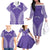 Custom Cook Islands Rarotonga Family Matching Off The Shoulder Long Sleeve Dress and Hawaiian Shirt Polynesian Tribal Tattoo